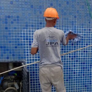 limpeza de rejunte em fachada