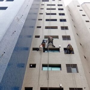 troca de pastilha em fachada
